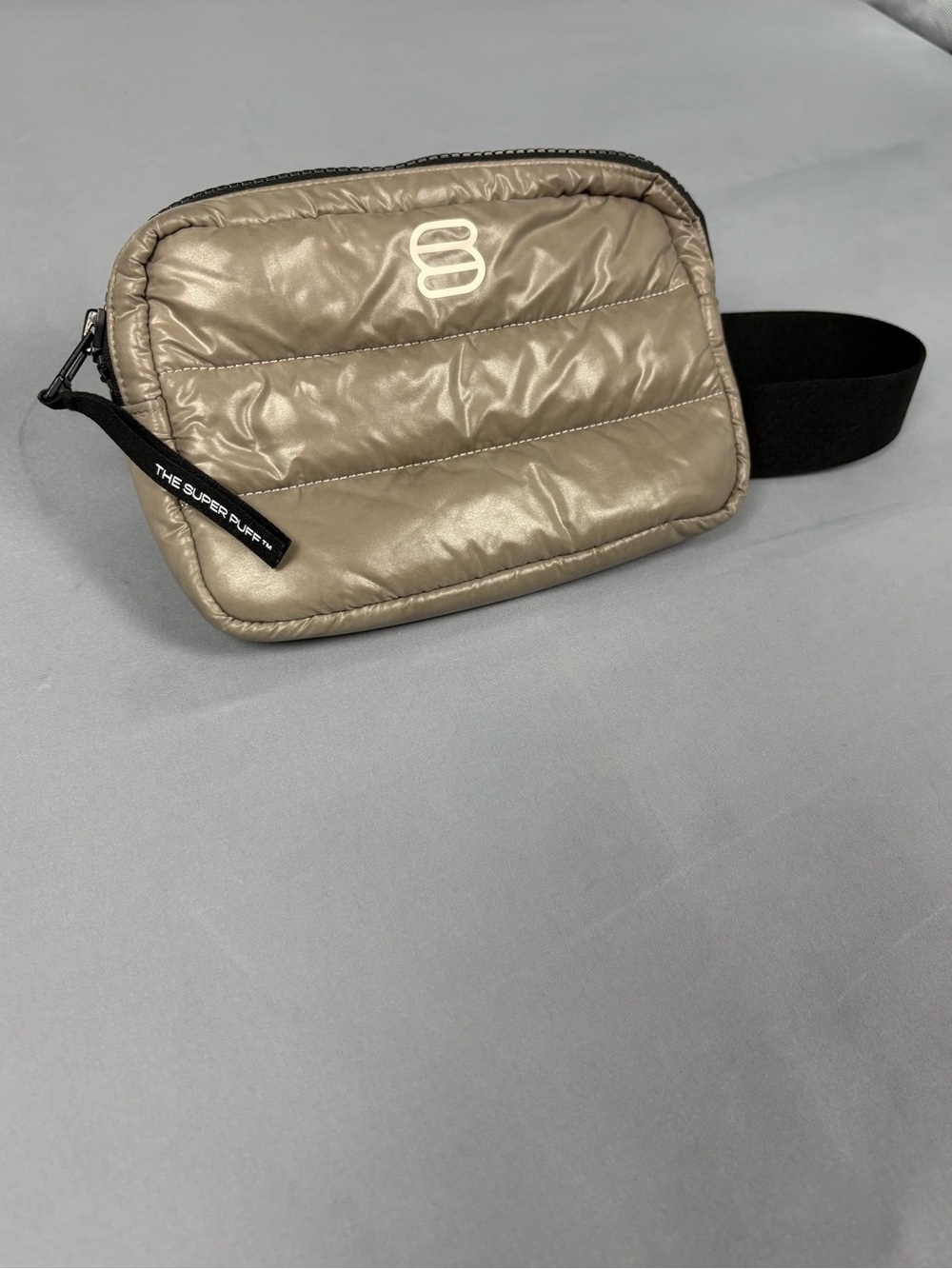 Aritzia Super Puff Crossbody Bag Taupe Beige